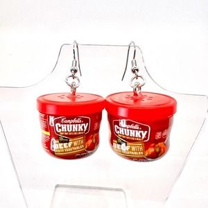 Campbells Chunky Soup Earrings - Mini Brands Earrings - Camp Earrings - Chunky